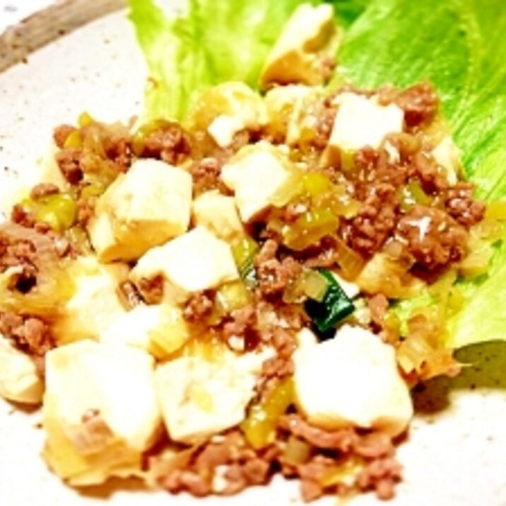 塩麹で辛くない!簡単麻婆豆腐